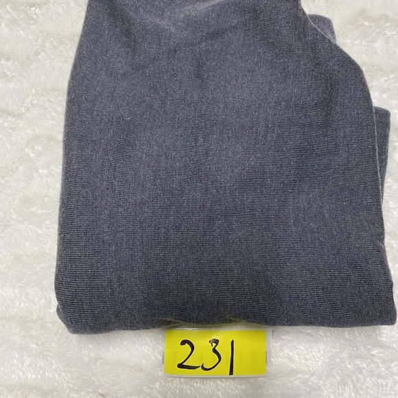 Express Sweater Men's XL Gray Merino 100% Wool V-Neck Long Sleeve Pullover - Picture 8 of 8